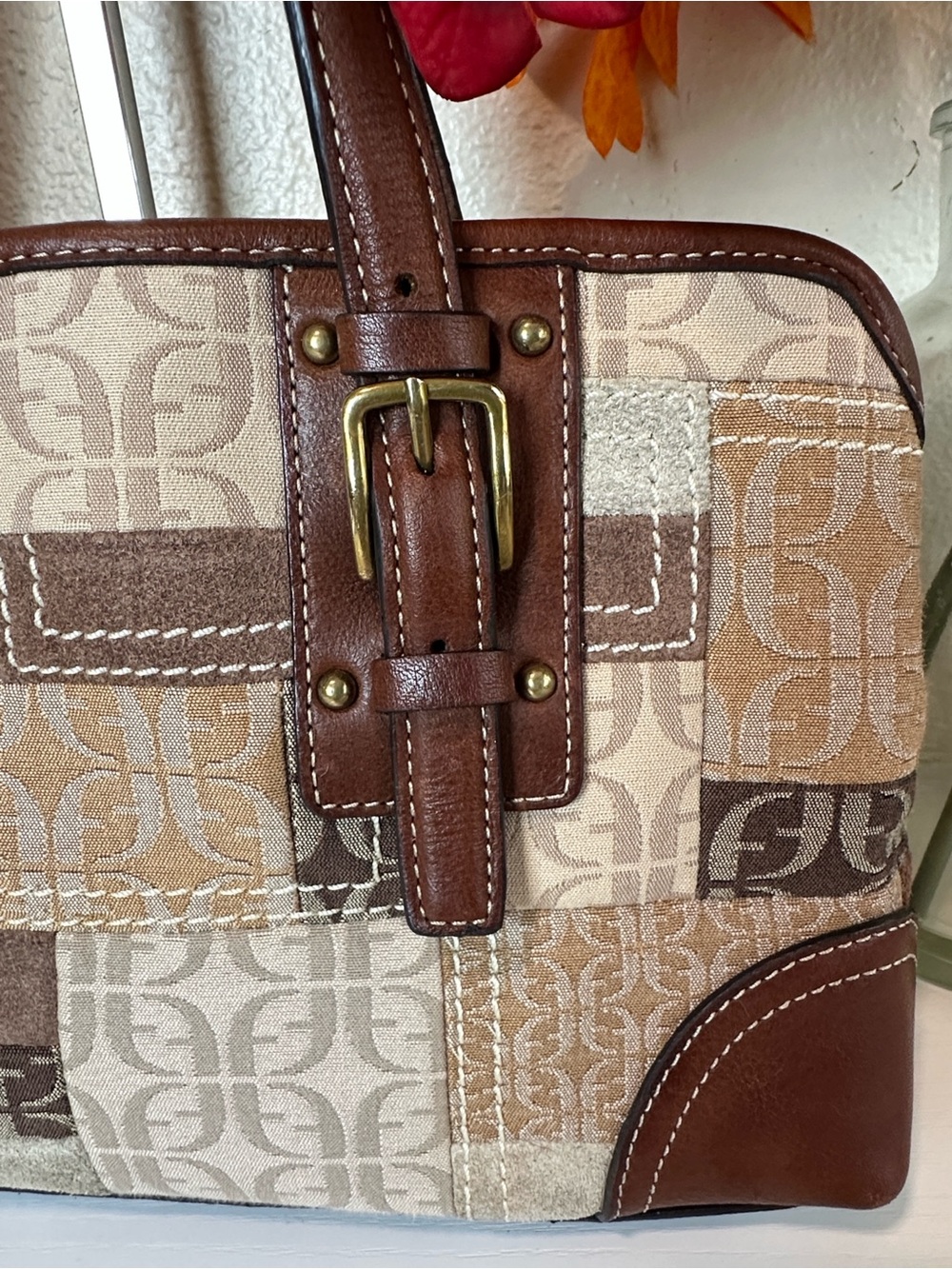 Fossil Vintage Patchwork Shoulder Bag - Picture 2 of 12